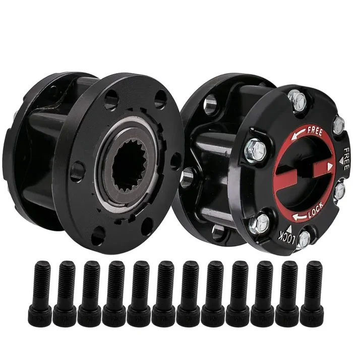 Maxpeedingrods 2Pcs Manual Locking Hubs 17 Spline For Isuzu D Max Trooper Holden Jackaroo 8-97113446-Pt Perfectautopart, Front Left And Right