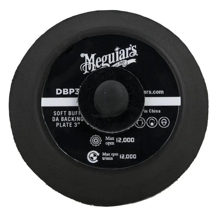 Meguiar‘S Dbp3 3‘‘ Da Backing Plate, Black