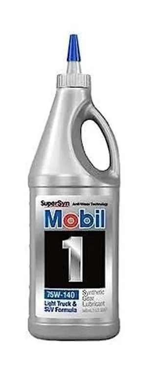 Mobil 1 102490 75W-140 Synthetic Gear Lube – 1 Quart