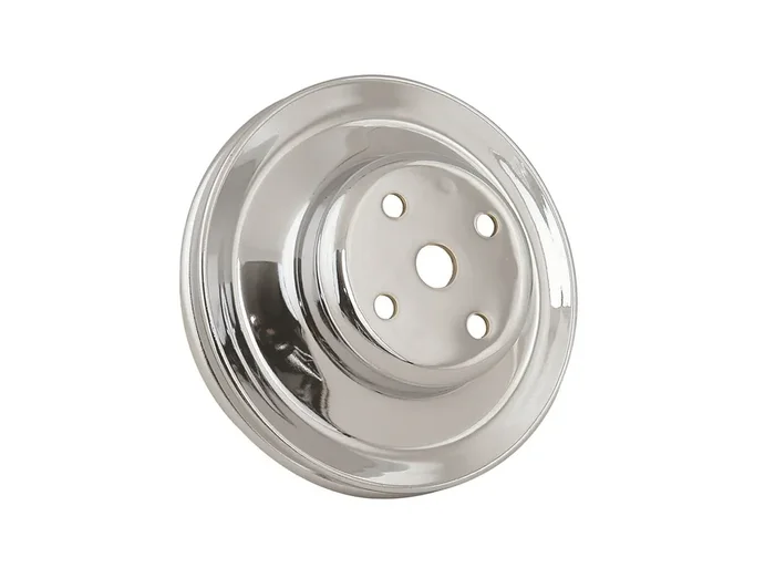 Mr. Gasket 4967 CHRM W/P PULLEY-DBL GRV