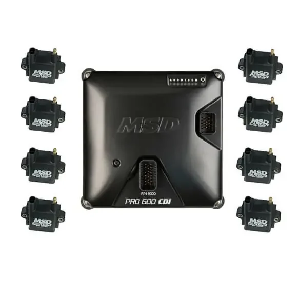 Msd 8000-8 Pro 600 Cdi – 8 Channel Kit W/ 8232 Coil