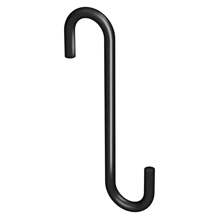 National Hardware N275-514 Modern S Hook Small, 4-3/4‘‘, Black