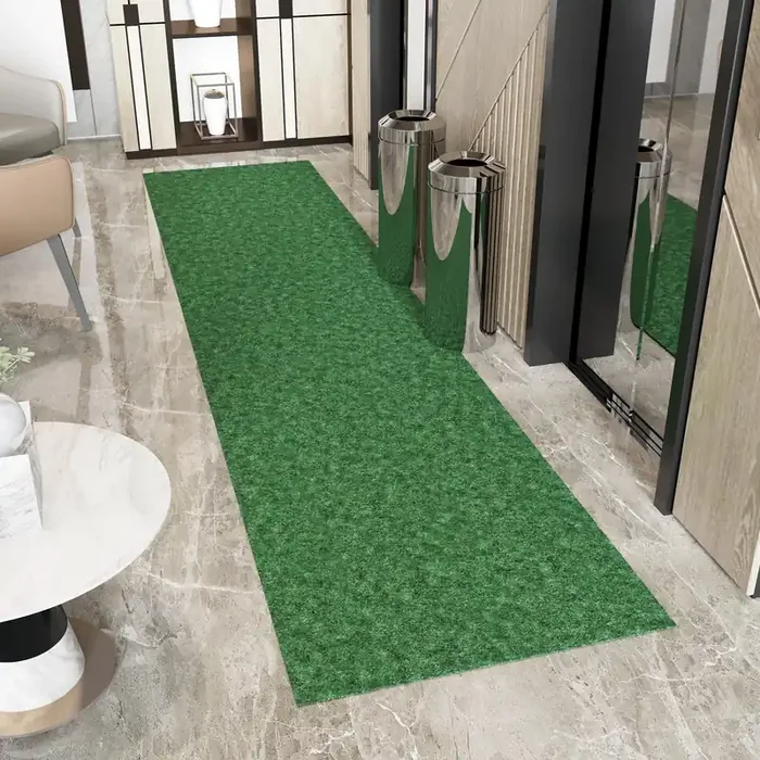Ottomanson Solid Design Non-Slip Rubberback 3X13 Indoor/Outdoor Runner Rug For Hallway, Kitchen, Living Room, Garage, Patio, 2‘7