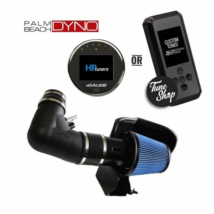 Palm Beach Dyno Custom Tuned Power Package with PMAS Cold Air Intake and Tuning Device (2018-2020 Mustang GT)