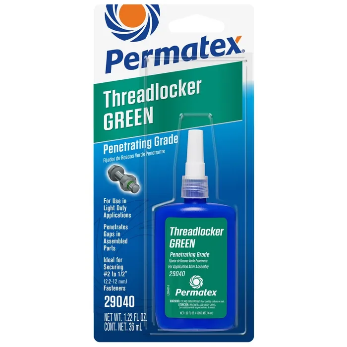 Permatex 29040 Penetrating Grade Threadlocker Green, 36 Ml