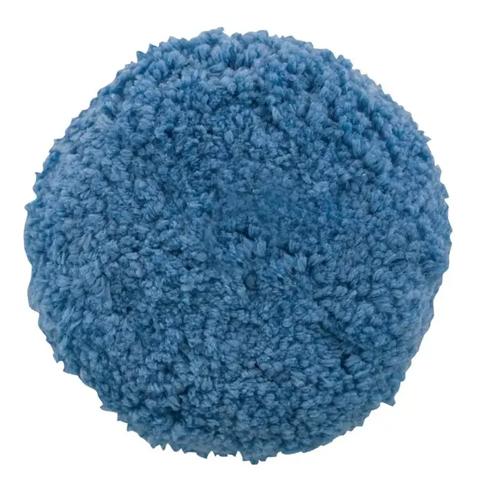 Presta Blue Blended Wool Soft Polish Pad – 9 Double-Sided Hook & Loop / 1.5
