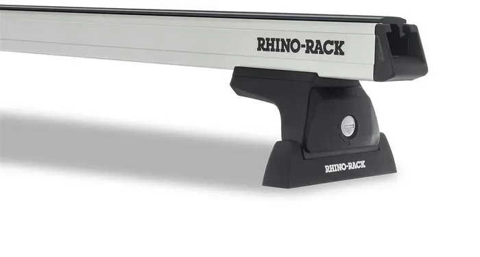 Rhino-Rack JA9111 Heavy Duty RLT600 Ditch Mount Silver 2 Bar Roof Rack