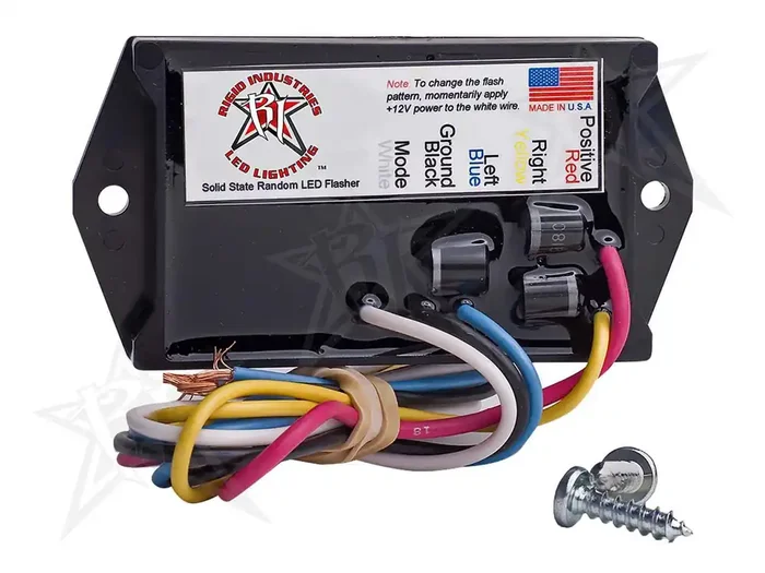 Rigid Industries 3 Amp LED Flasher – 2 Output – 12 Volt