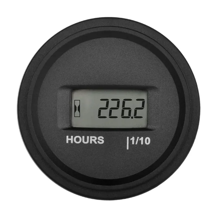 Runleader Digital Lcd Hour Meter Kit, Ac/Dc 5V To 277V, Use For Ztr Lawn Mower Tractor Generator Golf Cart Club Car Scrubber Marine Atv Motor Compressor And Gas Powered Equipment