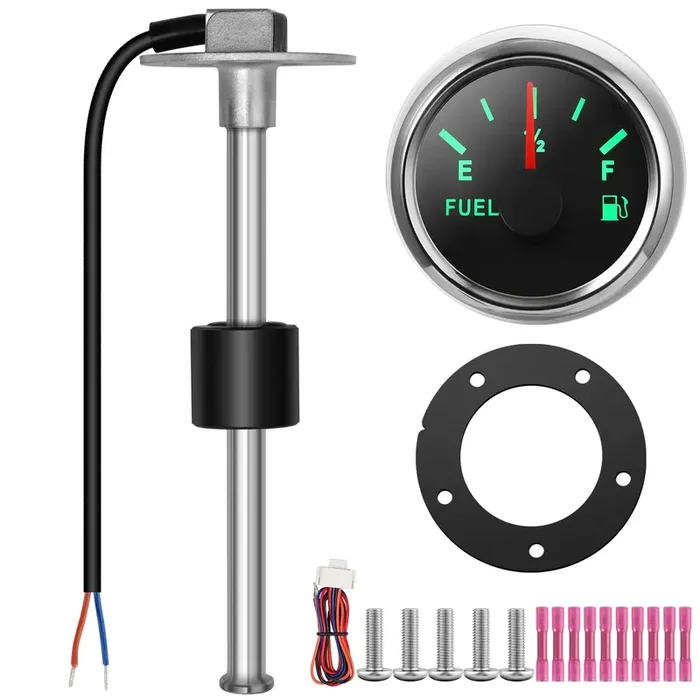 Rupse Fuel Sender Unit Boat Fuel Tank Sending Unit Fuel Water Level Sensor Stainless Steel Fuel Sender And Fuel Gauge For Boat Car Truck Rv (8‘ (200Mm))