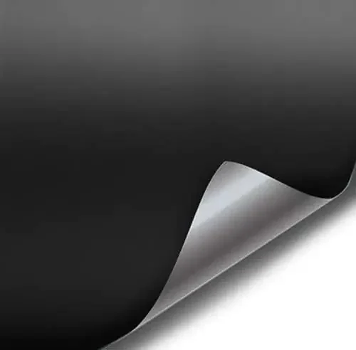 Satin Flat Matte Stealth Jet Black 5Ft X 2Ft Vinyl Wrap Roll With Air Release Technology