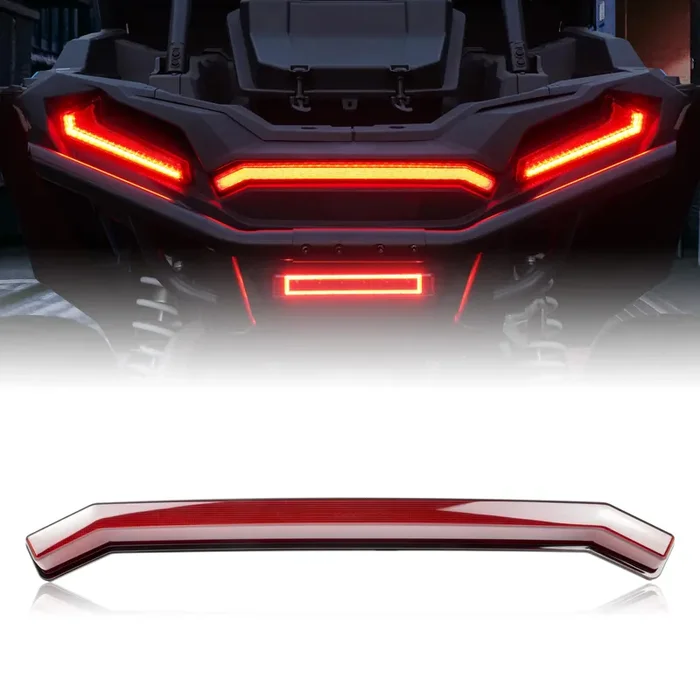 Sautvs Utv Center Tail Light, Rear Center Accent Lamp Taillight Oem Replacement For Polaris Rzr Xp 1000 Turbo Sportsman 1000 Xp 2019 2020 2021 2022 2023 Accessories (Red, Replace 2413431)