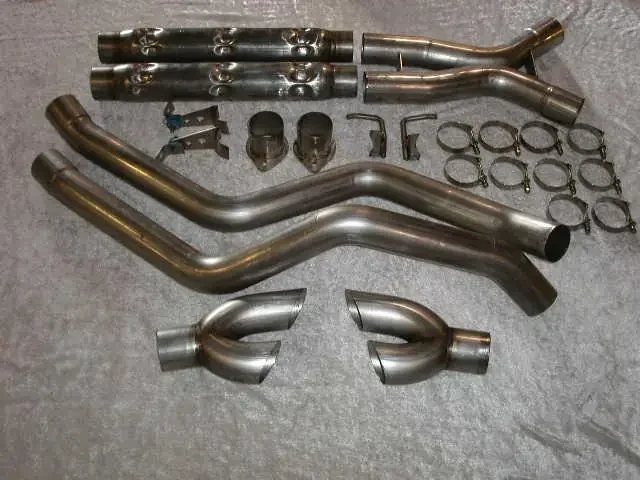 Stainless Works 04 GTO “Retro 64-65” Chambered Exhaust w/X-Pipe