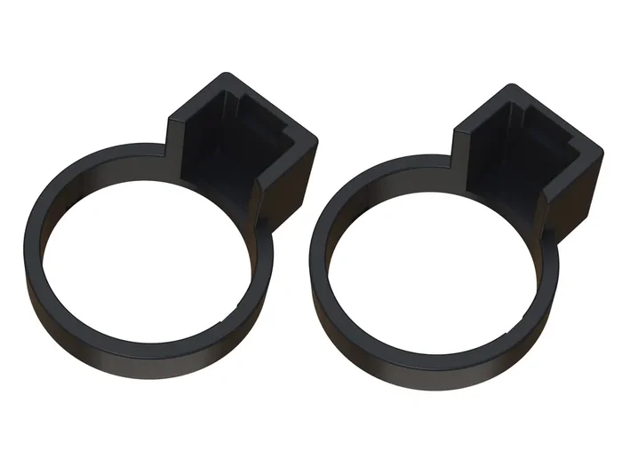 Tesla Model 3/Y Charger Lock For J1772 Adapter (Compatible With Non Flange Adapter) [Black] [2Packs]