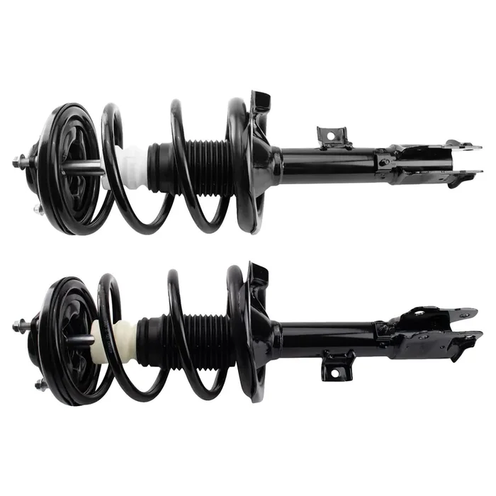 Trq Front Strut & Coil Spring Assembly Set Driver & Passenger Sides Compatible With 07-13 Mitsubishi Outlander