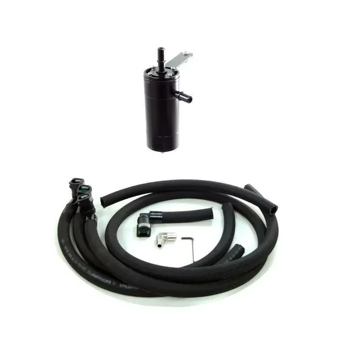 UPR 2015-2021 Mustang GT Plug & Play Dual Valve Catch Can for Prochargers (Satin)