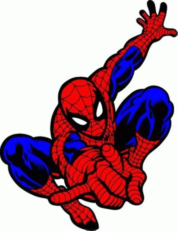 Valstick Spider Man Cartoon Car Bumper Sticker Decal 4‘‘X 5‘‘