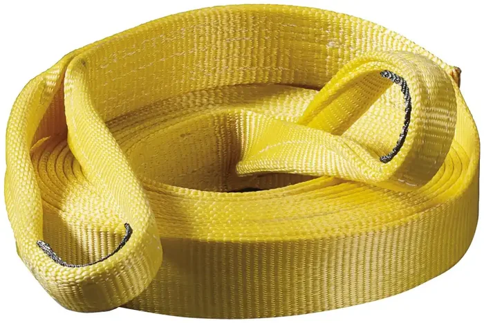 Warn 88913 Nylon Webbing Standard Recovery Strap, 10.8 Ton (21,600 Lb) Capacity, 3‘‘ Width X 30‘ Length, Yellow