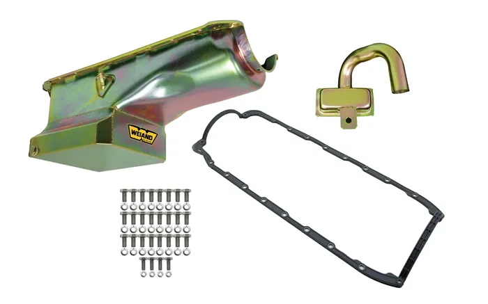 Weiand 5033WND OIL PAN KIT 6QT ZINC FINISH 65/90 BBC (D