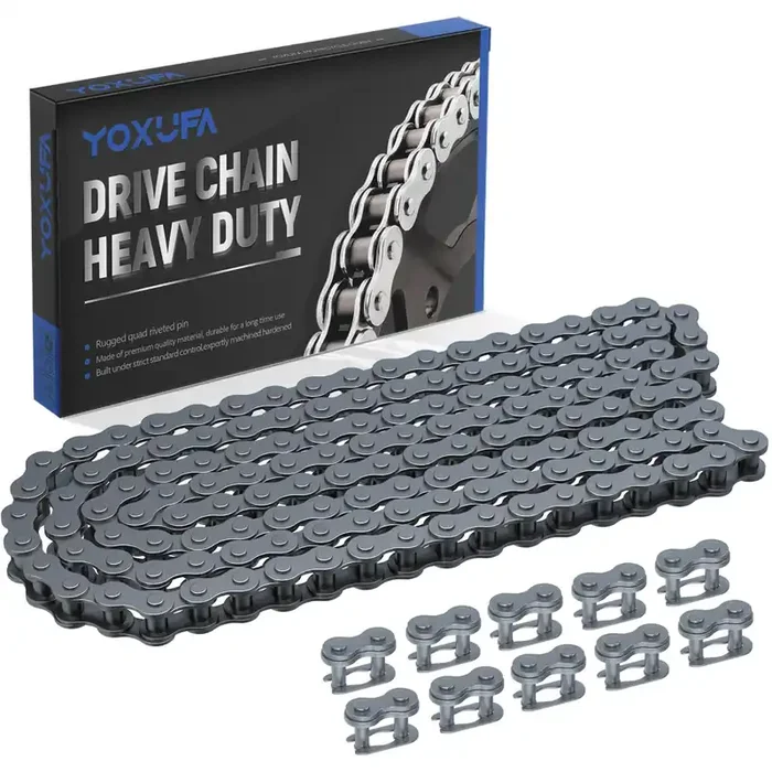 Yoxufa 35 Roller Chain For Mini Bike Coleman Ct100U Cc100X Baja Doodle Bug Dirt Bug Racer Db30 Motovox Mbx10 Mbx11 Mmb80 Predator 79Cc 97Cc 100Cc Engine Powersports Parts 140 Links Drive Chain