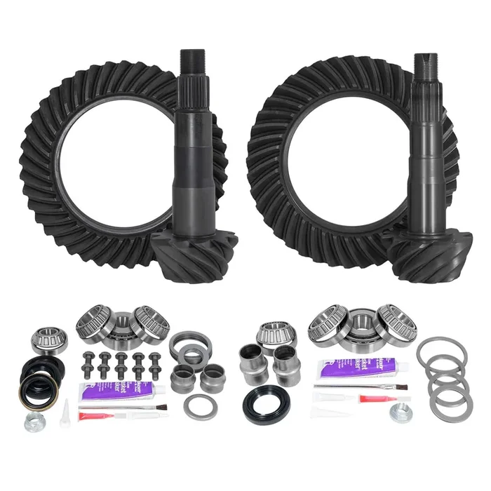 Yukon Gear And Axle Ring & Pinion Gear Kit Package Front & Rear With Install Kits – Toyota 8.4/8‘‘Ifs – Ygkt005-488-4
